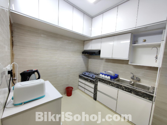 Furnished 3BHK Serviced Apartment RENT in Bashundhara R/A.